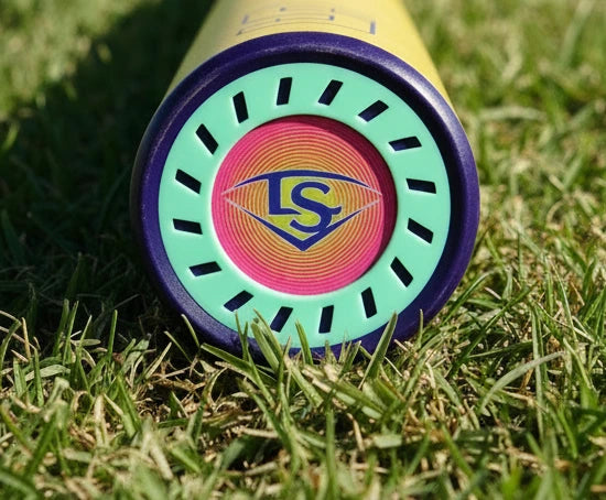 End cap on the 2027 Louisville Slugger Supra™ Junior Big Barrel -10 USSSA Baseball Bat