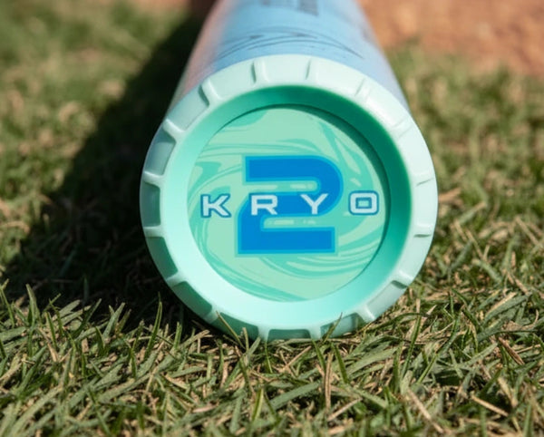End cap on the 2027 Louisville Slugger KRYO2 Fastpitch Bat