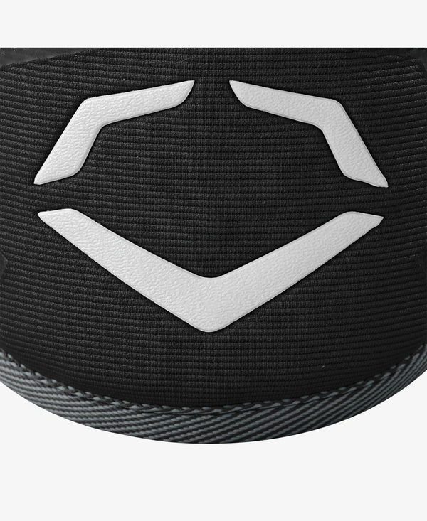 Close-up of the logo on the Evoshield Pro-SRZ™ 3.0 Double Strap Batter's Elbow Guard