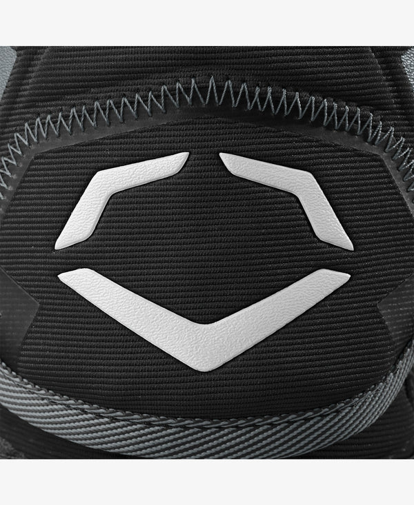 Close-up of the logo on the Evoshield Pro-SRZ™ 3.0 Two-Piece Batter's Elbow Guard