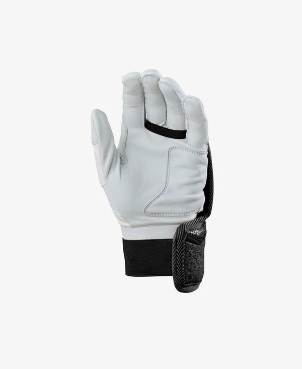 Palm-view of the Evoshield Pro-SRZ™ 3.0 Batter's Hand Guard on a hand