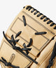 Close-up of web of Wilson A2000 12" B2 Baseball Glove