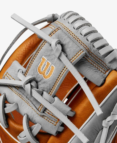 Close-up of the web of the Wilson A1000 11" PF11 Baseball Glove