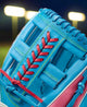 Close-up of the web of the Wilson Fall 2024 A2000® 1785 11.75” Baseball Glove