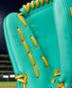 Close-up of the inside of the Wilson Fall 2024 A2000® B23 12” Baseball Glove