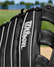 Close-up of the logo on the Wilson Fall 2024 A1000® 12.5" 1750 Baseball Glove