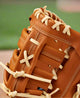 Close-up of the web of the Wilson Fall 2024 A1000® 12.5" 1620 Baseball First Base Mitt