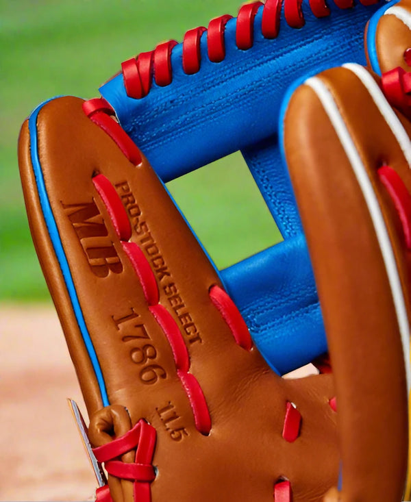 Close-up of the inside of the Wilson Fall 2024 Mookie Betts A2K® 1786 11.5" Baseball Glove