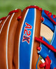 Close-up of the logo on the Wilson Fall 2024 Mookie Betts A2K® 1786 11.5" Baseball Glove