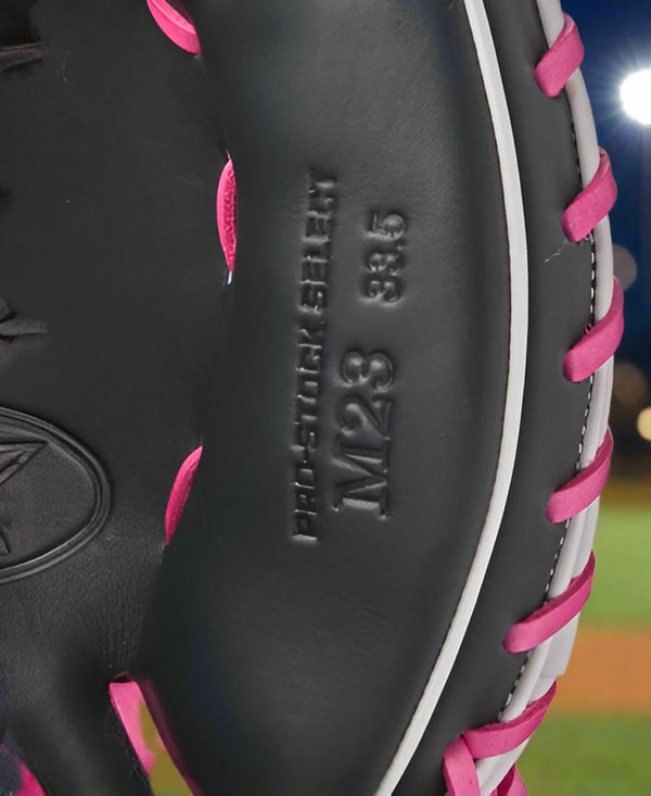 Close-up of the inside of the Wilson Fall 2024 A2K® M23 33.5" Baseball Catcher's Mitt