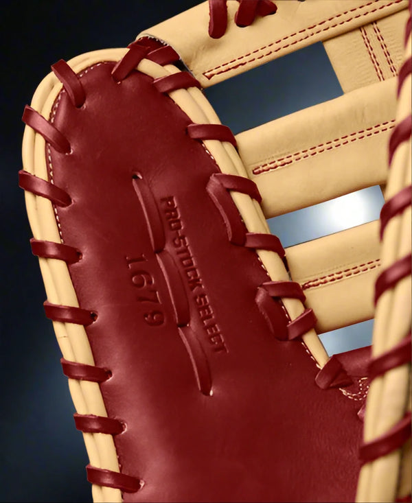 Close-up of the inside of the Wilson Fall 2024 A2K® 1679 12.5" Baseball First Base Mitt