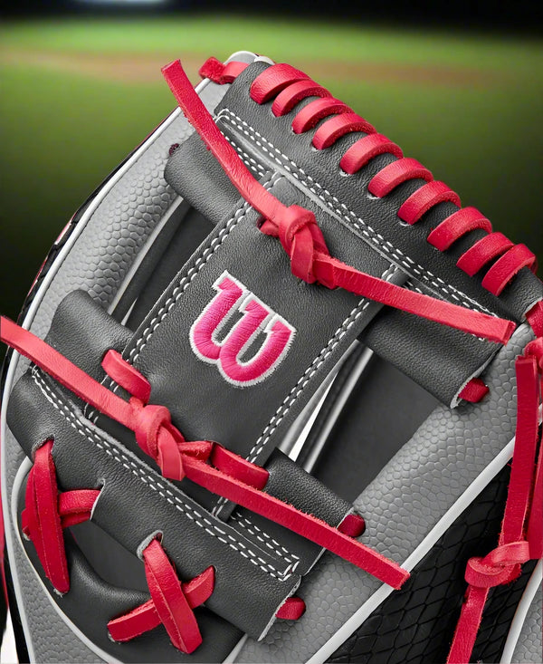 Close-up of the web on the Wilson Spring 2025 A2K® 1786SS 11.5" Baseball Glove