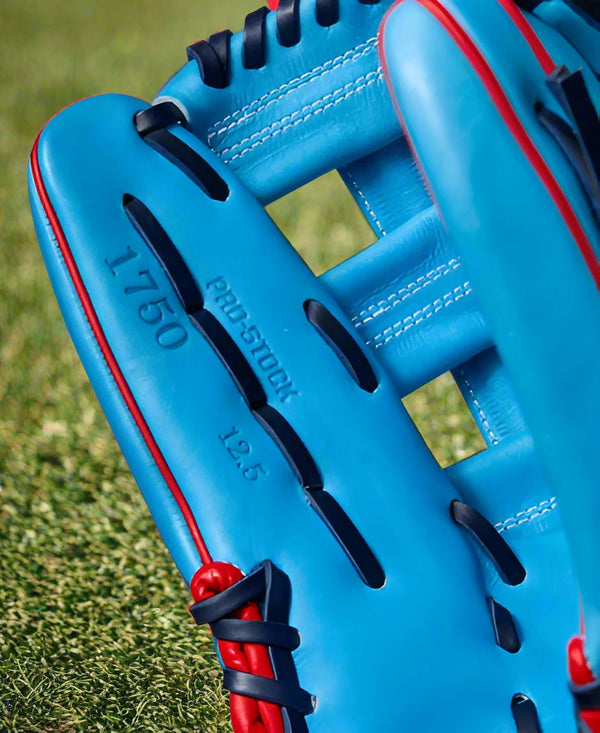 Close-up of the inside of the Wilson Fall 2024 A2000® 1750 12.5” Baseball Glove