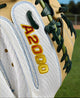 Close-up of the logo on the Wilson Fall 2024 Sashel Palacios A2000® FPCM23SS 34" Fastpitch Catchers Mitt