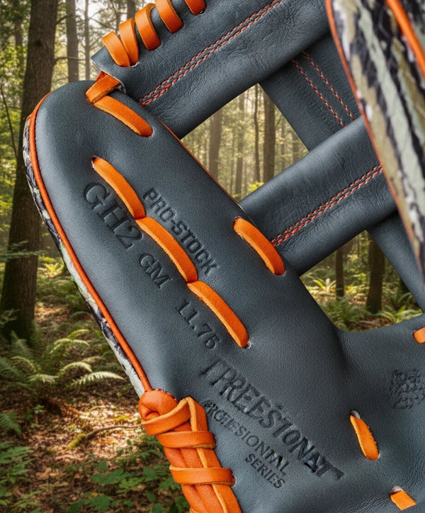 Close-up of the inside of the Wilson Winter 2025 Gunnar Henderson A2000® GH2 GM 11.75" Baseball Glove