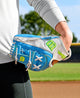 Player wearing the Wilson Fall 2025 A2000® H125SS 12" Fastpitch Glove