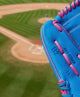 Close-up of the inside of the Wilson A2000® B2 Love the Moment™ 12" Baseball Glove