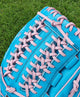 Close-up of the web on the Wilson Winter 2025 A2000® D25 12.25" Baseball Glove