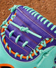 Close-up of the web on the Wilson Winter 2025 A2000® CM33SS 33" Baseball Catchers Mitt