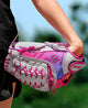 Young player wearing the Wilson A440 Flash™ 12" Youth Fastpitch Glove