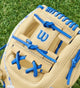 Close-up of the web on the Wilson Winter 2025 Bobby Witt Jr. A2000® BWJ7 GM 11.75" Baseball Glove