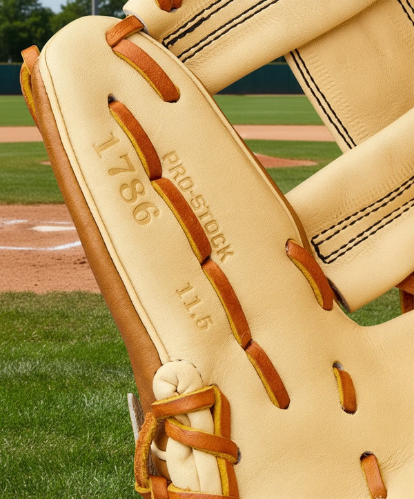 Close-up of the inside of the Wilson A2000® Classics Series 1786 11.5" Baseball Glove