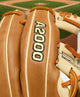 Close-up of the logo on the Wilson A2000® Classics Series 1786 11.5" Baseball Glove