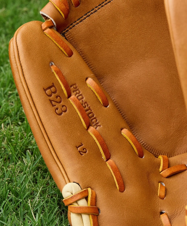 Close-up of the inside of the Wilson A2000® Classics Series B23 12" Baseball Glove