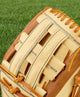 Close-up of the web on the Wilson A2000® Classics Series 1777 12.75" Baseball Glove