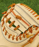 Closeup of the web on the Wilson A2000® Classics Series PF33 33" Baseball Catchers Mitt