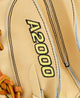 Closeup of the logo on the Wilson A2000® Classics Series PF33 33" Baseball Catchers Mitt