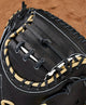 Close-up of the web on the Wilson A2000® Classics Series 1734 34" Baseball Catchers Mitt