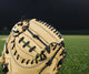 Close-up of the web on the Wilson A2000® Classics Series 1734 34" Baseball Catchers Mitt
