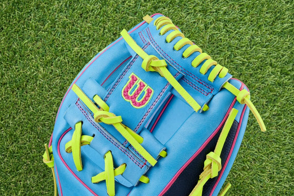 Close-up of the web on the Wilson Spring 2026 A2000® 1786 11.5" Baseball Glove