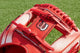 Close-up of the web on the Wilson Spring 2026 Zach Neto A2000® ZN9 GM 11.75" Baseball Glove