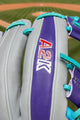 Close-up of the logo on the Wilson Spring 2026 A2K® MB75 11.75" Baseball Glove