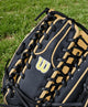 Close-up of the web on the Wilson A2000® Classics Series OT7SS 12.75" Baseball Glove