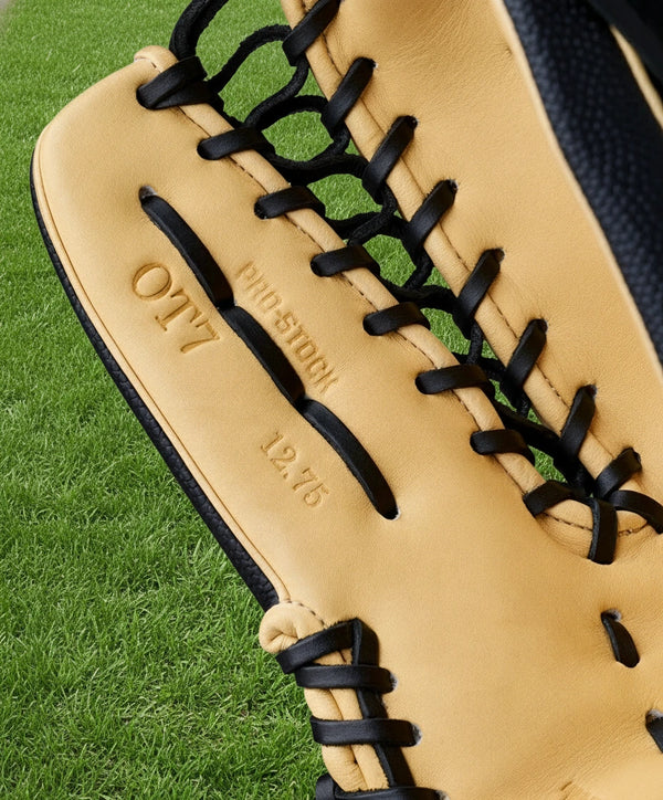 Close-up of the inside of the Wilson A2000® Classics Series OT7SS 12.75" Baseball Glove