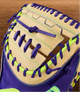 Close-up of the web on the Wilson Spring 2026 A2000® FPCM23 34" Fastpitch Catcher's Mitt