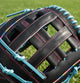 Close-up of the web on the Wilson A2000® 1750 Love the Moment™ 12.5" Baseball Glove
