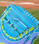 Close-up of the web on the Wilson A2000® CM33SS Love the Moment™ 33" Baseball Catchers Mitt