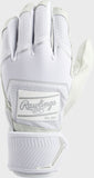 Rawlings Workhorse Compression Strap Batting Gloves - White