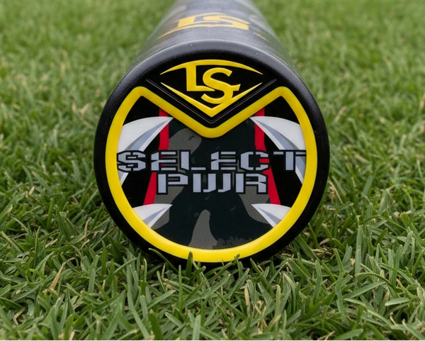 End cap on the 2026 Louisville Slugger Select PWR™ Tigershark -3 BBCOR Baseball Bat