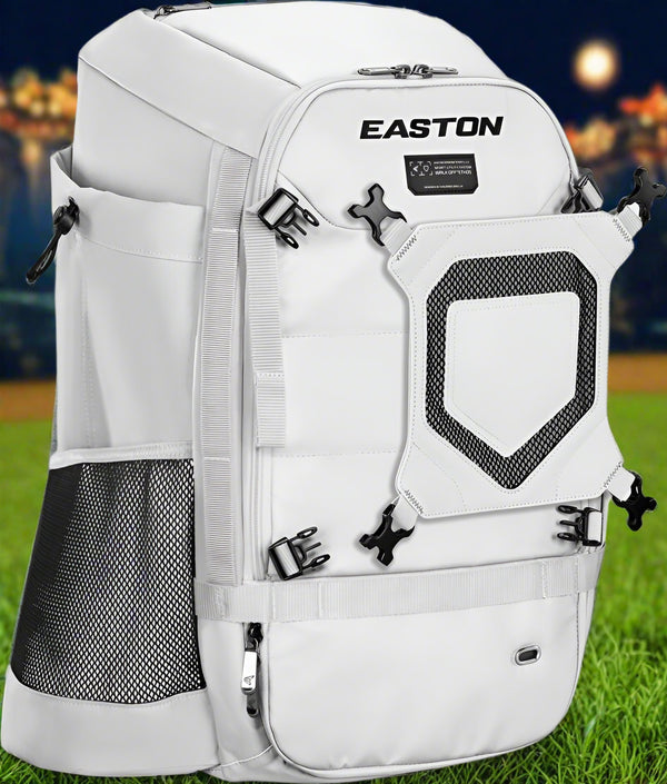View showing detaching the front helmet holder from the Easton Walk-Off® Ethos Backpack