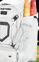 Close-up of the bat compartment and the batting glove attachment on the Easton Walk-Off® Ethos Backpack