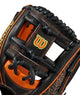 Close-up of the web on the Wilson A2000 1720SS 11.5" Baseball Glove - GOTM October 2026