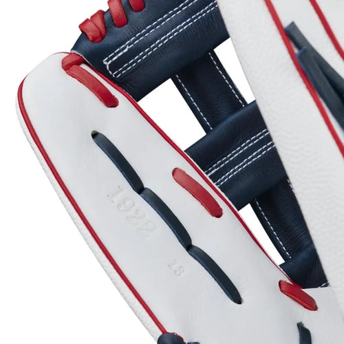 Close-up of the inside of the Wilson A1000™ Rocket 1922 Special Make-up 13" Baseball Glove