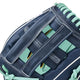 Close-up of the web on the Wilson A1000™ Liberty DW5 Special Make-up 12" Baseball Glove