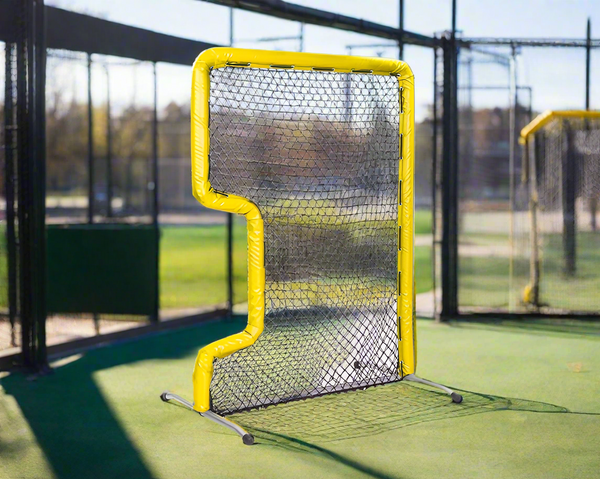 Bullet Front Toss L-Screen (7' x 5') - Yellow