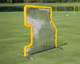Bullet Baseball and Fastpitch L-Screen Combo (7' x 7') - Yellow
